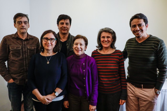 47º Festival de Cinema de Gramado - Diretoria eleita para o biênio 2019/2021 (Da esquerda para a direita: Carlos Heli, Ivonete Pinto, Paulo Henrique Silva, Neusa Barbosa, Fatimarlei Lunardelli e Luiz Joaquim) - Foto: Cleiton Thiele / Agência Pressphoto